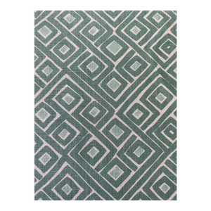 Peter Fasano Labyrinth 100% Linen Aqua 2 1/8 Yards Fabric