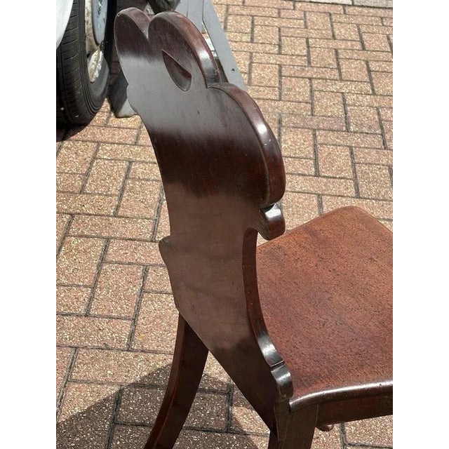 Victorian Waiting Room Mahogany Chair from Leyton Tramways For Sale - Image 8 of 9