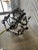 Metal Late 20th Century Large Wrought Iron Chandelier With Leaves For Sale - Image 7 of 10