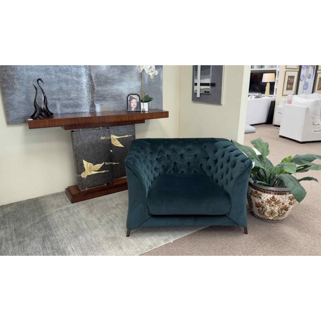 Natuzzi Italia La Scala Lounge Chair, designed by Claudio Bellini. Features clean lines with a modern interpretation of...