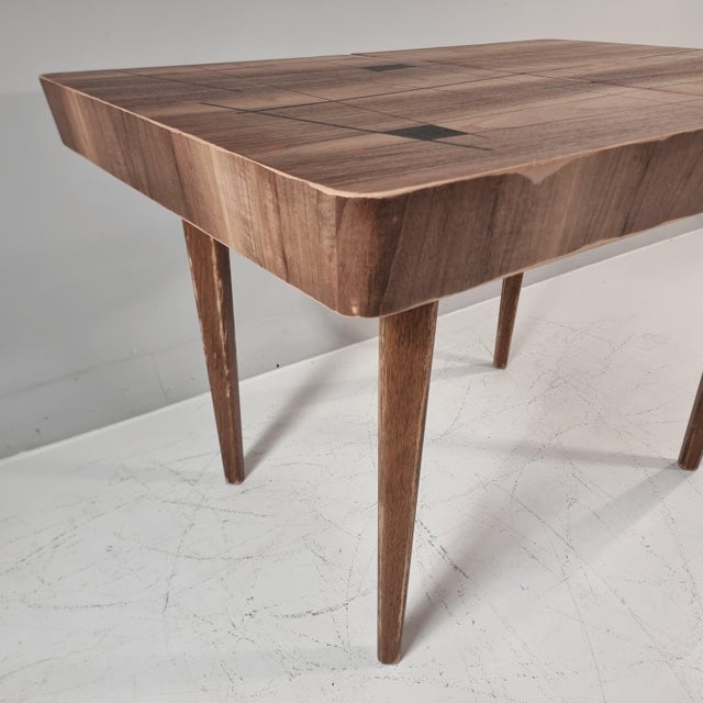 Vintage Dining Table in Walnut, 1970s For Sale - Image 9 of 16