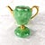 Traditional 1950s Green Pickard Teapot With Sugar Bowl, Creamer and Five Cups - 10 pcs For Sale - Image 3 of 13