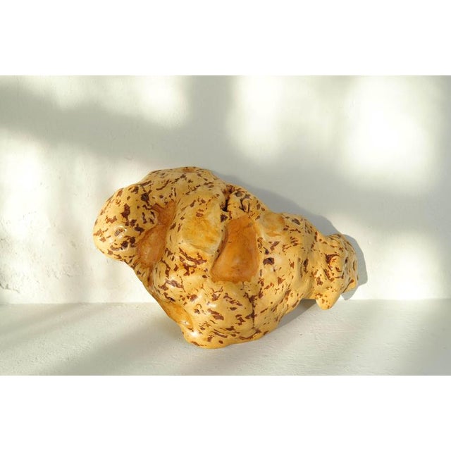 Large Swedish Folk Art Burl Curly Birch Bowl, 1980s For Sale - Image 14 of 16