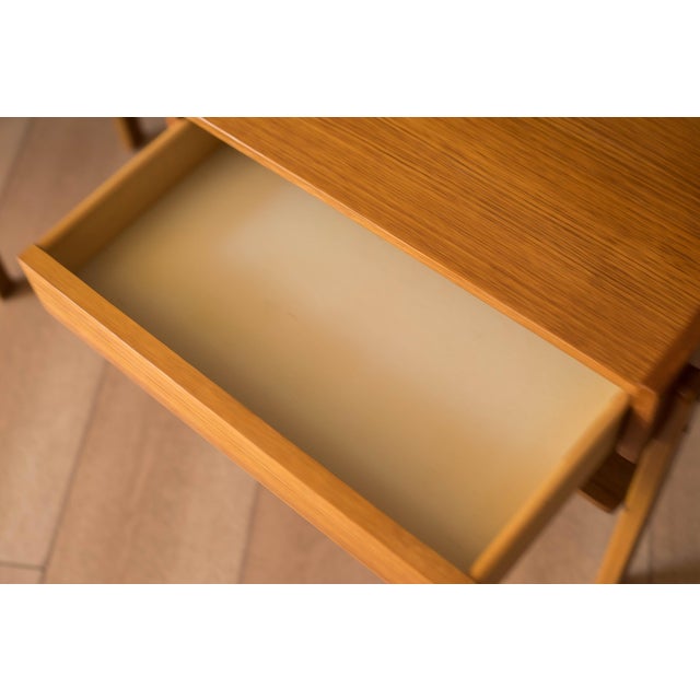 Pair of Vintage Teak Nightstands by Ab Carlstrom & Co. Mobelfabrik, Sweden For Sale - Image 9 of 17
