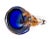 20th Century Somerso Murano Glass Shell- Blue, Orange and Transparent For Sale - Image 10 of 12