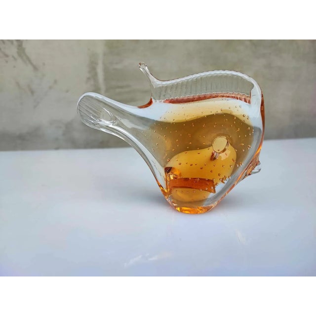 Vintage Glass Fish from Mantorp Sweden, 1970s For Sale - Image 3 of 7