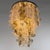 1960s chandelier with metal frame and glass elements. Complete in all its parts. Good condition. The chains holding the...