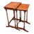 English Regency Revival Burl Wood & Inlaid Nesting Tables, Early 20th Century For Sale
