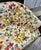 White Mid 20th Century Ethan Allen Floral Upholstered Three-Seat Sofa For Sale - Image 8 of 12
