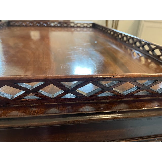 19th Century Mahogany Tea Table For Sale - Image 12 of 13