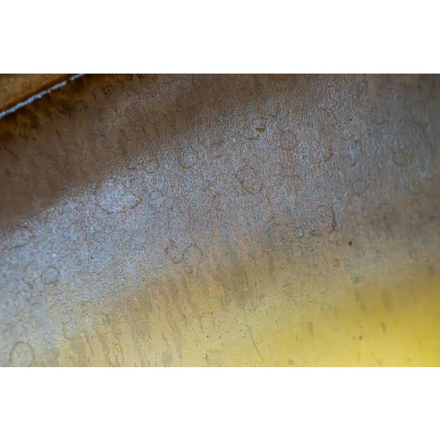 21" Global Views Crystalline Charger – Olive Glaze – Oversized "Hero" Piece For Sale - Image 10 of 12