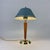 Mid-Century Modern Swedish Walnut and Brass Table Lamp by Erik Tidstrand, 1940s For Sale - Image 12 of 18