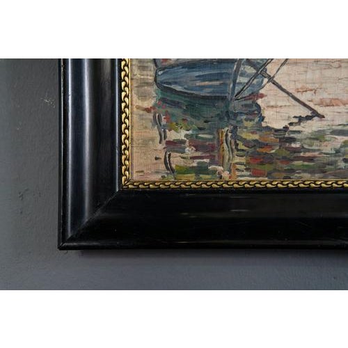 R. Tuzil, Untitled, Oil, Framed For Sale - Image 7 of 15