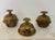 Vintage Indian Engraved Brass Decorative Bells — Set of 3 For Sale - Image 11 of 12