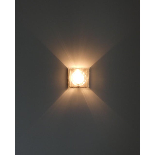 Bulicante Glass Wall Lamp by Albano Poli for Poliarte Verona, Italy, 1960s, Set of 2 For Sale - Image 6 of 11