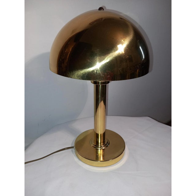 Vintage Brass Table Lamp, in Very Good conditions. Designed 1970 to 1979 European Plug (up to 250V).The wiring of this...