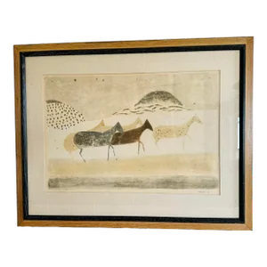 Cavallini by Zoran Antonio Music Lithograph, 1953