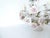 Vintage French Tole Chandelier with Porcelain Roses For Sale - Image 9 of 10