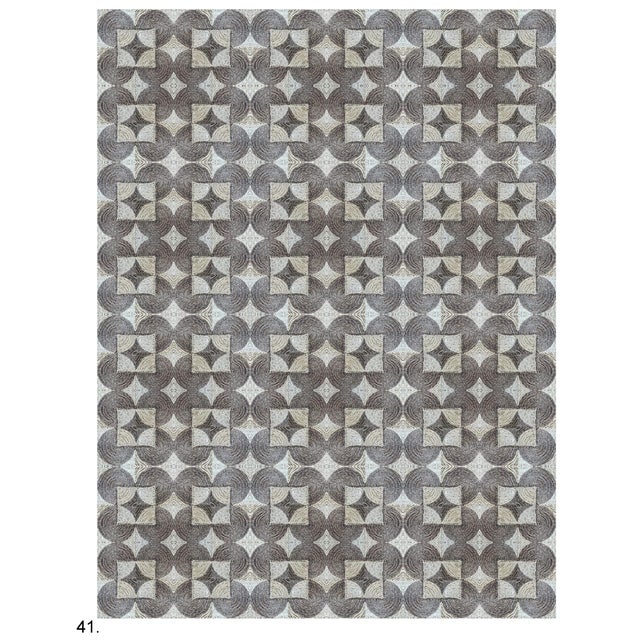 Custom Hand Made Abaca Fibre Premium Quality Rugs Sample2x2Ft. For Sale - Image 13 of 18