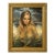 Vintage Girl of Valdarno by Vinciata on Canvas Gold Frame Mid Century Art Print For Sale