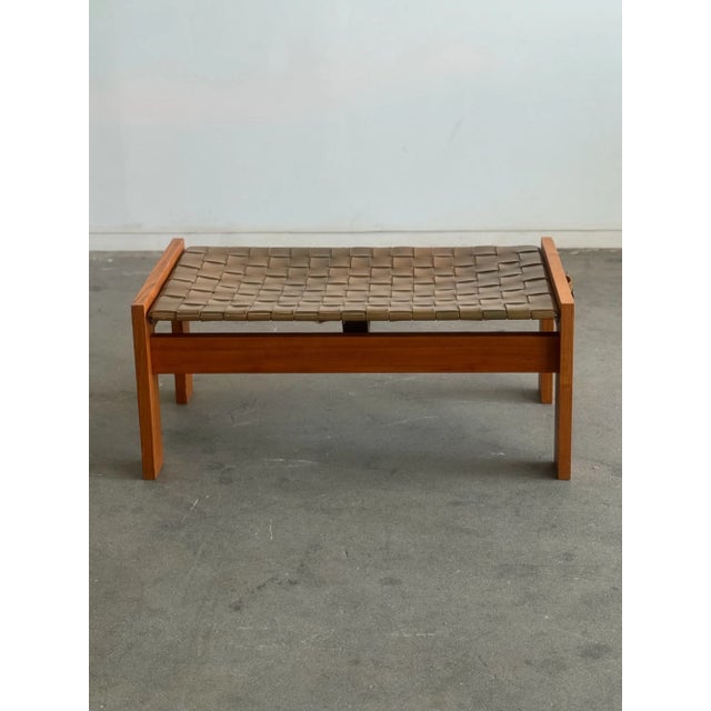 1990s Post Modern Woven Benches - Single For Sale - Image 4 of 7