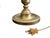 Vintage French-Style Brass and Crystal Girandole Candelabra Table Lamp For Sale - Image 4 of 4