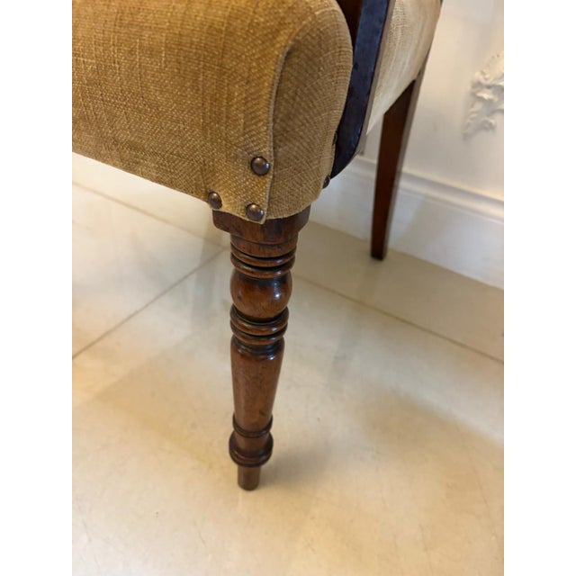Antique George III Mahogany Desk Chairs, 1800s, Set of 2 For Sale - Image 14 of 15