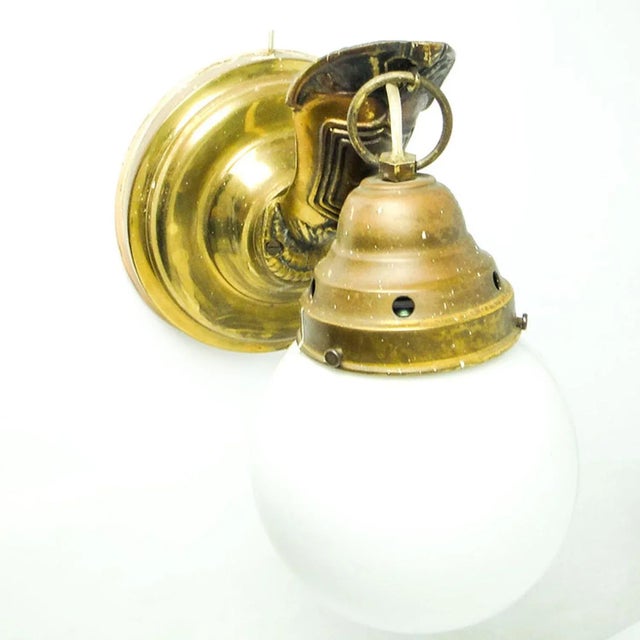 1950s Art Deco Style Wall Lamp, Poland, 1950s For Sale - Image 5 of 5