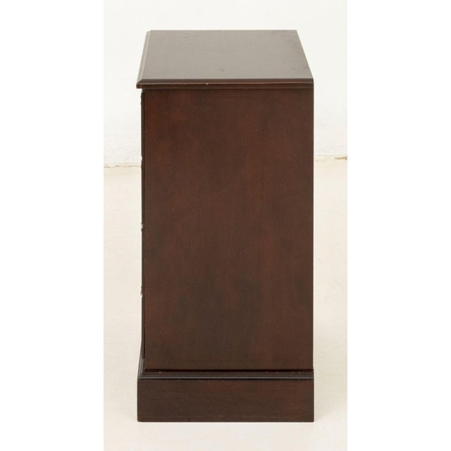 1990s Chippendale Style Mahogany Filing Cabinet For Sale - Image 5 of 6