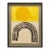Raoul Lazar Vintage 1974 French Mid Century Modernist " Arc Jaune " Limited Edition Framed Signed Fine Art Embossed Aquatint Etching Print For Sale