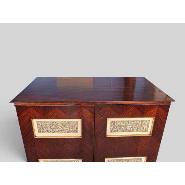 Brown Mid-Century Italian Bar Cabinet from Paolo Buffa, 1950s For Sale - Image 8 of 18