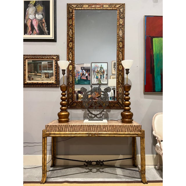 Vintage Coastal Maitland Smith Console For Sale - Image 10 of 11