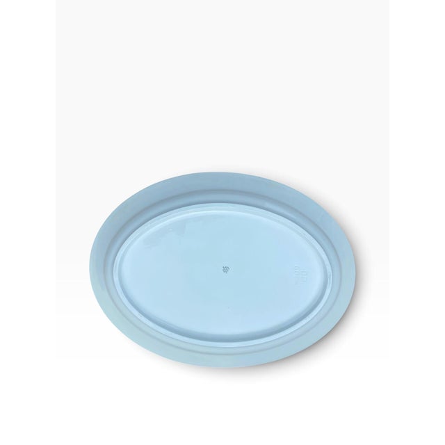 Arabia Vintage Arabia Finland White Oval Turkey / Fish Serving Platter For Sale - Image 4 of 6