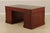 English Green Leather Top Mahogany Executive Desk For Sale - Image 17 of 18