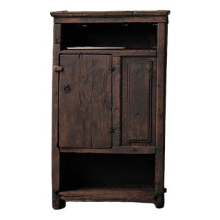 19th Century Primitive Mountain Cabinet in Wood For Sale
