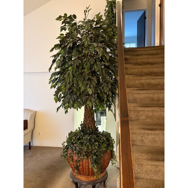 Custom Made Artificial Ficus Benjamin Tree For Sale - Image 12 of 12