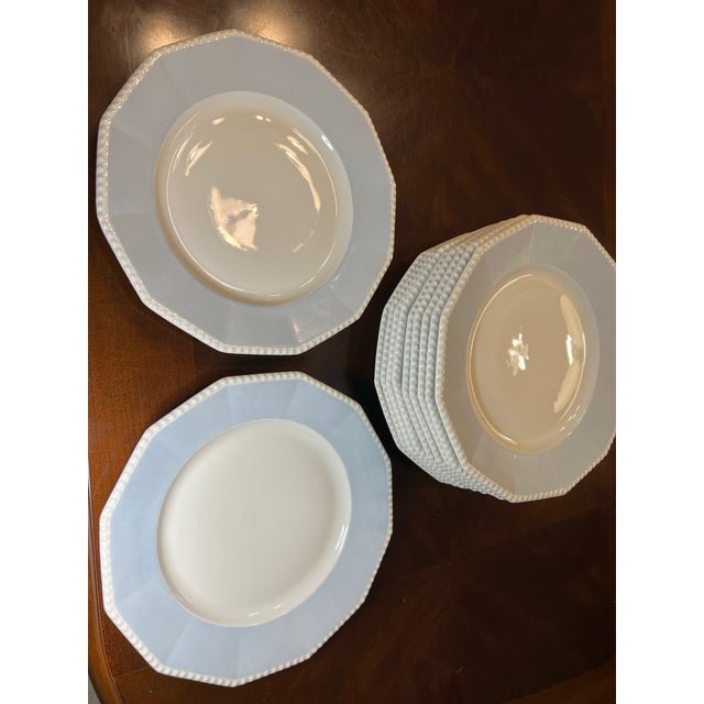 Traditional 1940s Rare Nymphenburg Perl Symphonie Blau 53 Piece Service. Exhibition Marks - 53 PCS For Sale - Image 3 of 12