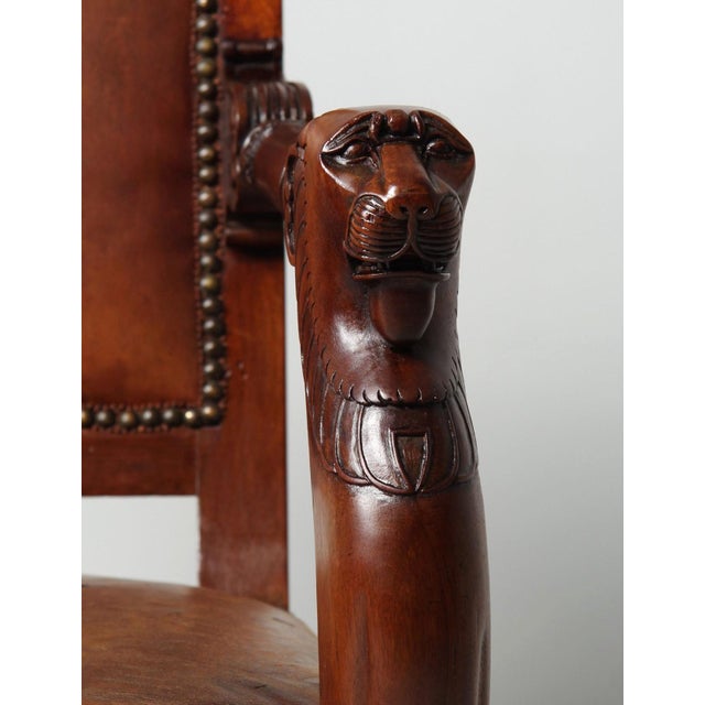 Traditional Empire Armchairs, 19th Century, Set of 2 For Sale - Image 3 of 16