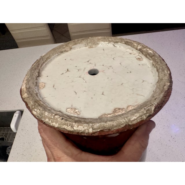 Pair 19th Century Chinese Flambe Oxblood Porcelain Table Lamps For Sale - Image 16 of 18