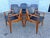 Set of six Mid-Century Modern Danish teak dining chairs designed by Arne Vodder for Vamo Sonderborg. This group includes...