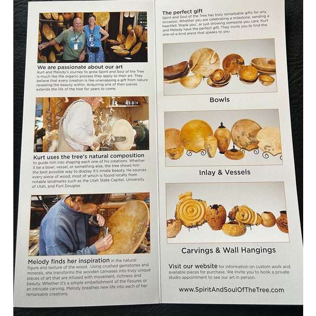 Handmade Box Elder Inlaid Mosaic Bowl 18.5'" Bowl For Sale - Image 9 of 9