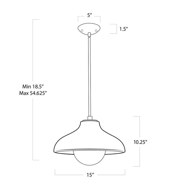 Wood Regina Andrew Surfside Wood Pendant, Natural For Sale - Image 7 of 8