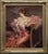 Pink Angelo Granati, Woman on the Sofa, Oil on Canvas, Framed For Sale - Image 8 of 8