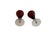 Traditional Vintage Pair William Yeoward Scarlet Crystal Water Goblet - a Pair For Sale - Image 3 of 7
