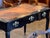 Early 19th Century French Ebonized Bureau Plat With Leather Top For Sale - Image 13 of 16