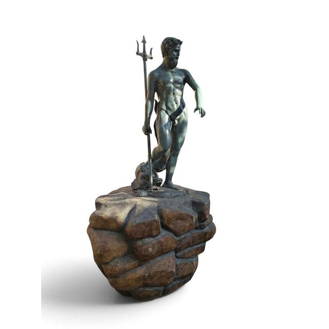 Unknown, Neptune, 1970s, Bronze For Sale - Image 3 of 8