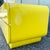 Postmodern Yellow Gloss Laminate Waterfall Chest of Drawers With Gold Accents For Sale - Image 4 of 6