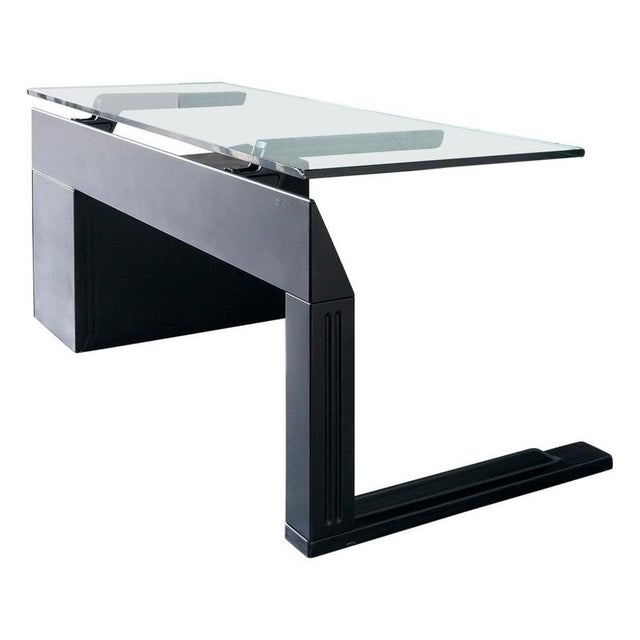 Black Vintage Office Desk by Richard Sapper for Castelli, 1986 For Sale - Image 8 of 8