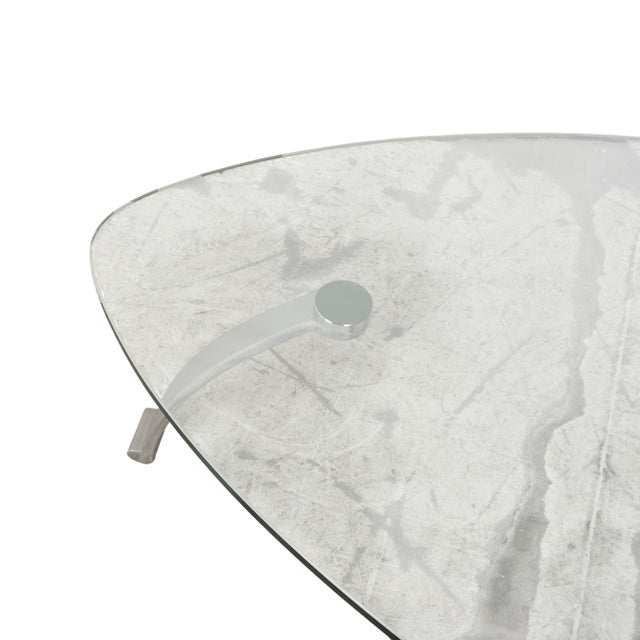 Modern 5021 Glass Coffee Table in Silver from Rolf Benz For Sale - Image 3 of 16
