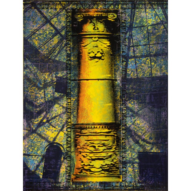 2000 - 2009 Judith Lipnik Perlow Column Series (Large Ii) 2003 Signed Serigraph on Paper For Sale - Image 5 of 6